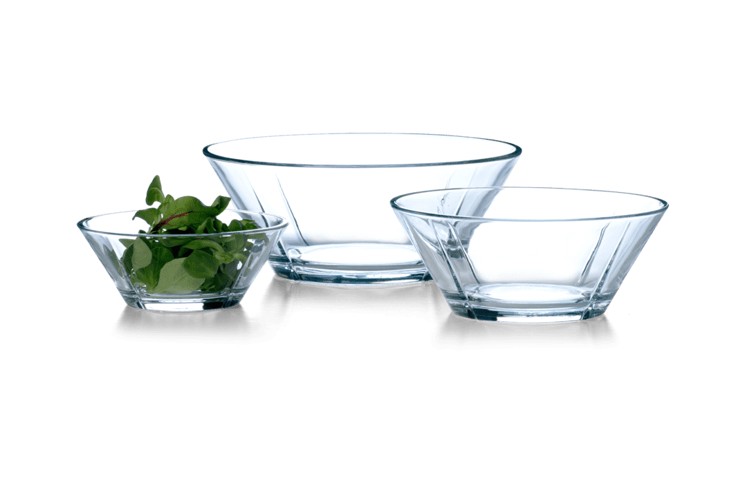 GC Glasskålesæt, 3 stk klar
