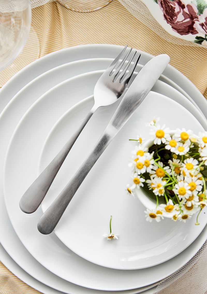 Atelier hvid frokosttallerken 22 cm 4 stk.