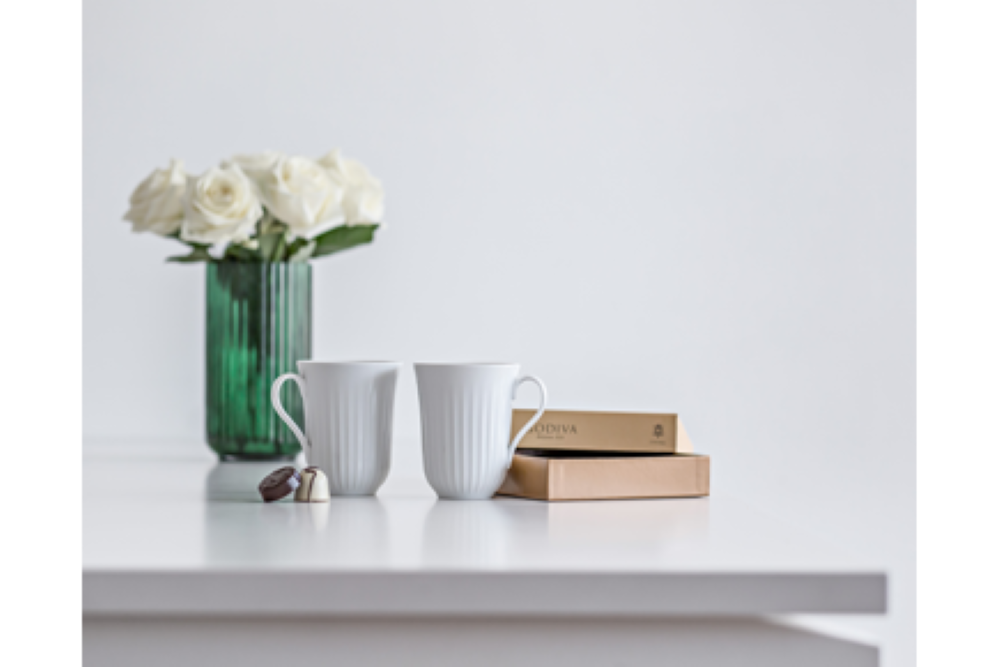 Lyngby Krus 32 cl Klar Hvid 2Pk