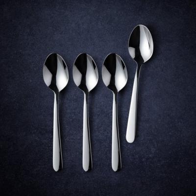 4 stk kaffeskeer blank Royal Van Kempen & Begeer