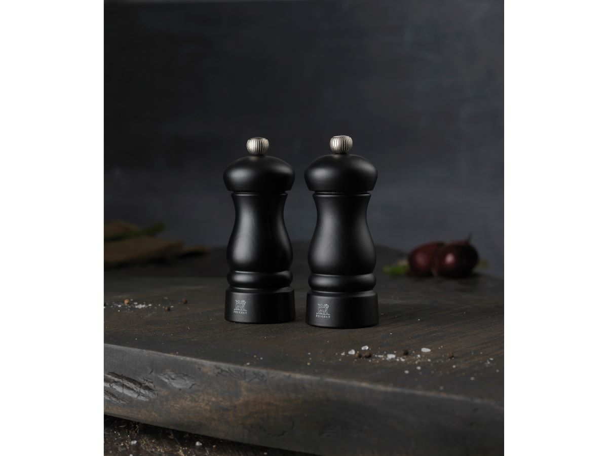 Salt- og peberkværnsæt Clermont 13 cm Mat sort