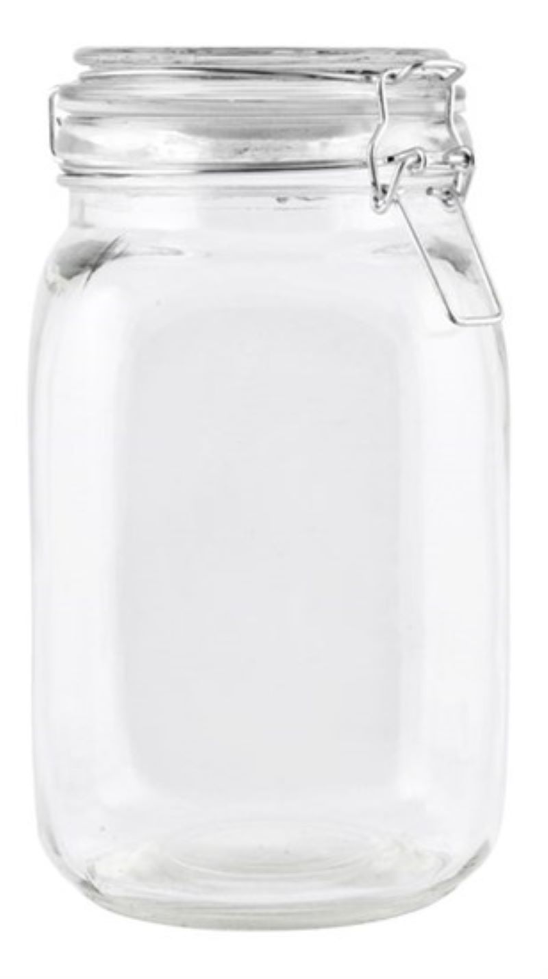 Henkogningsglas firkantet 1,5L