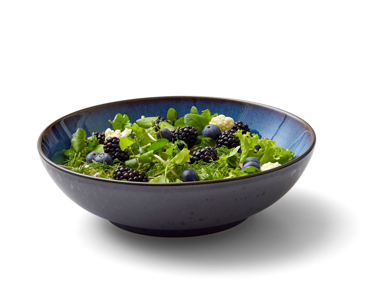 Bitz Salatskål 24 cm sort/blå