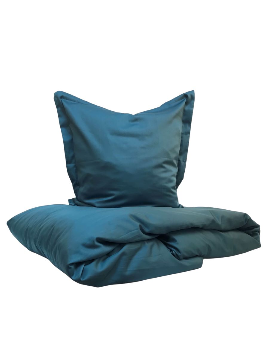 Sengesæt Satin 140x200 cm Blue