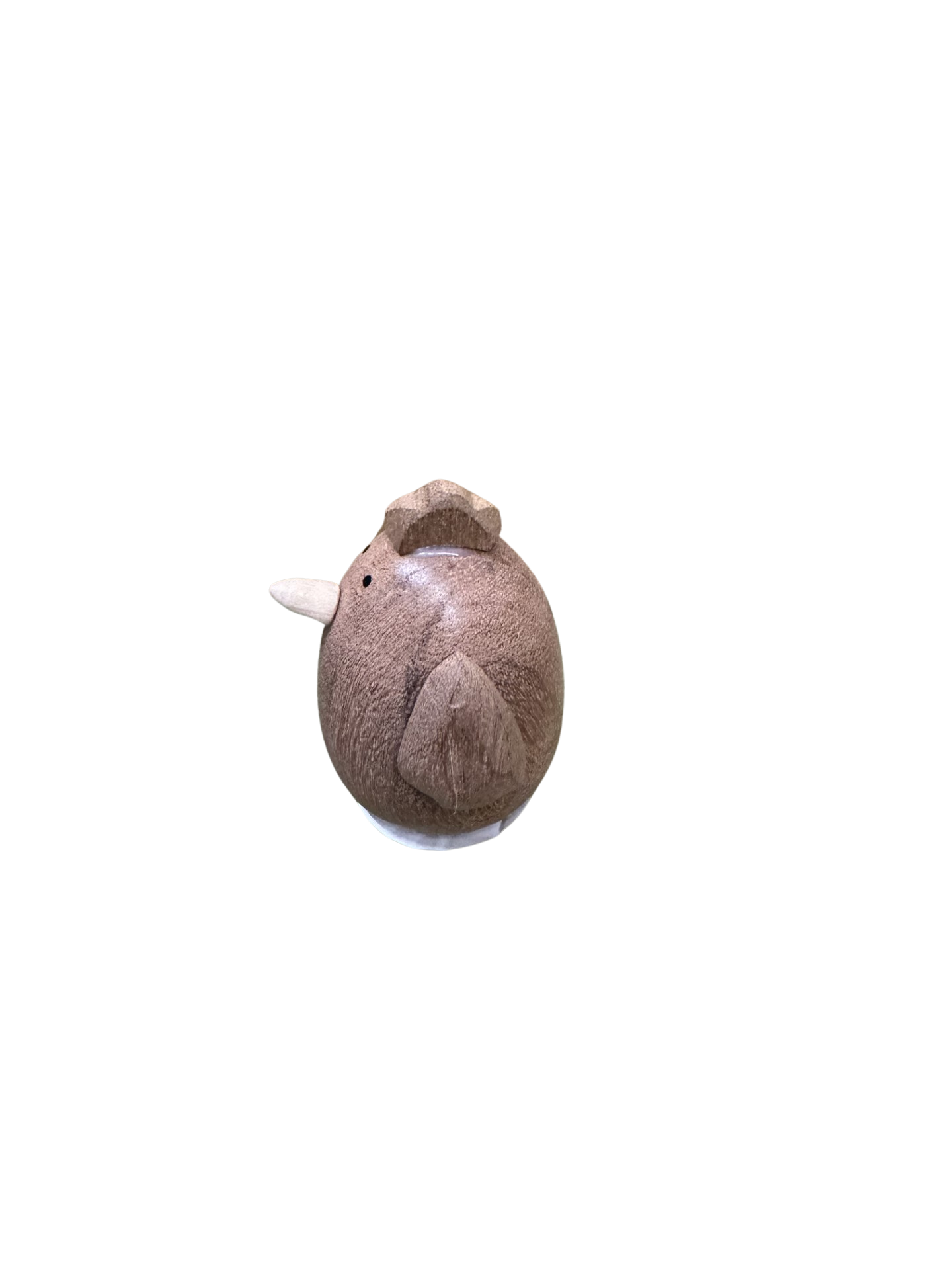 Høne H7 cm mahogni brun