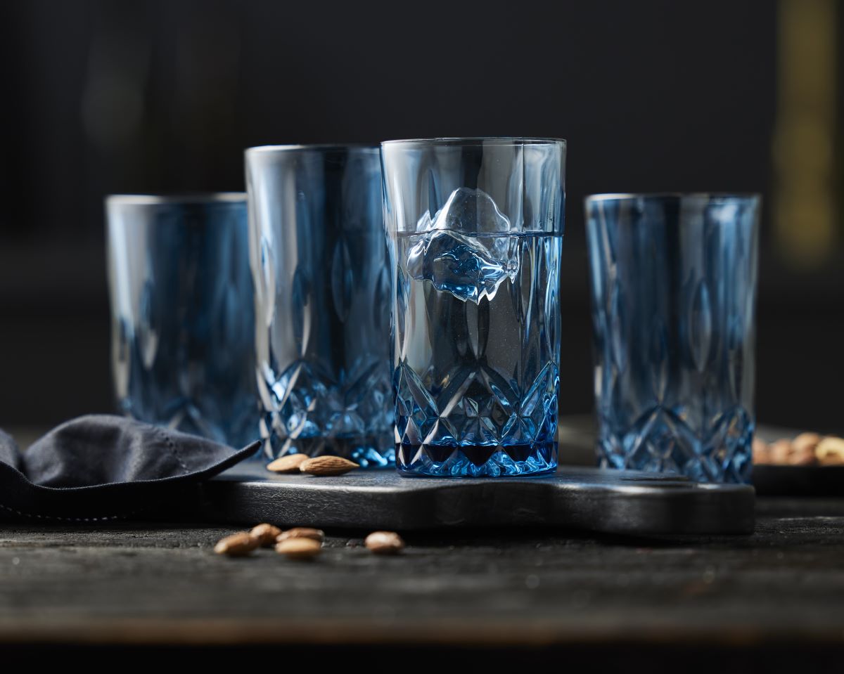Highball Sorrento 38 cl 4 stk. Blå