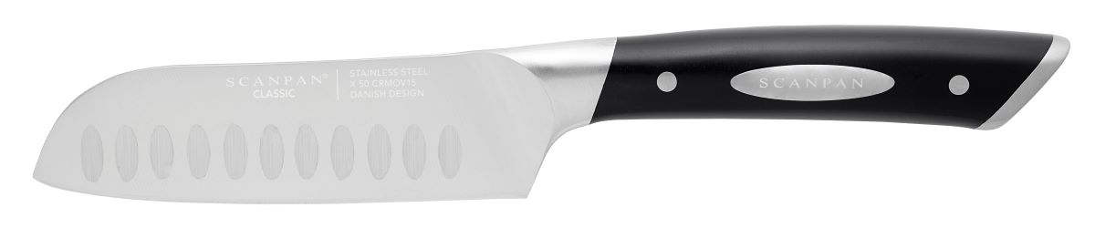 Classic santokukniv med luftskær 12,5 cm.