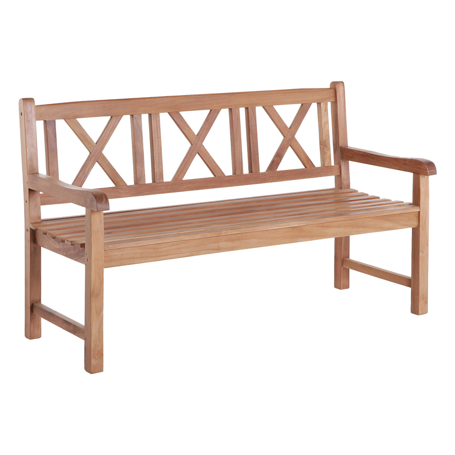 Kronborg bænk 150 cm. i kerneteak