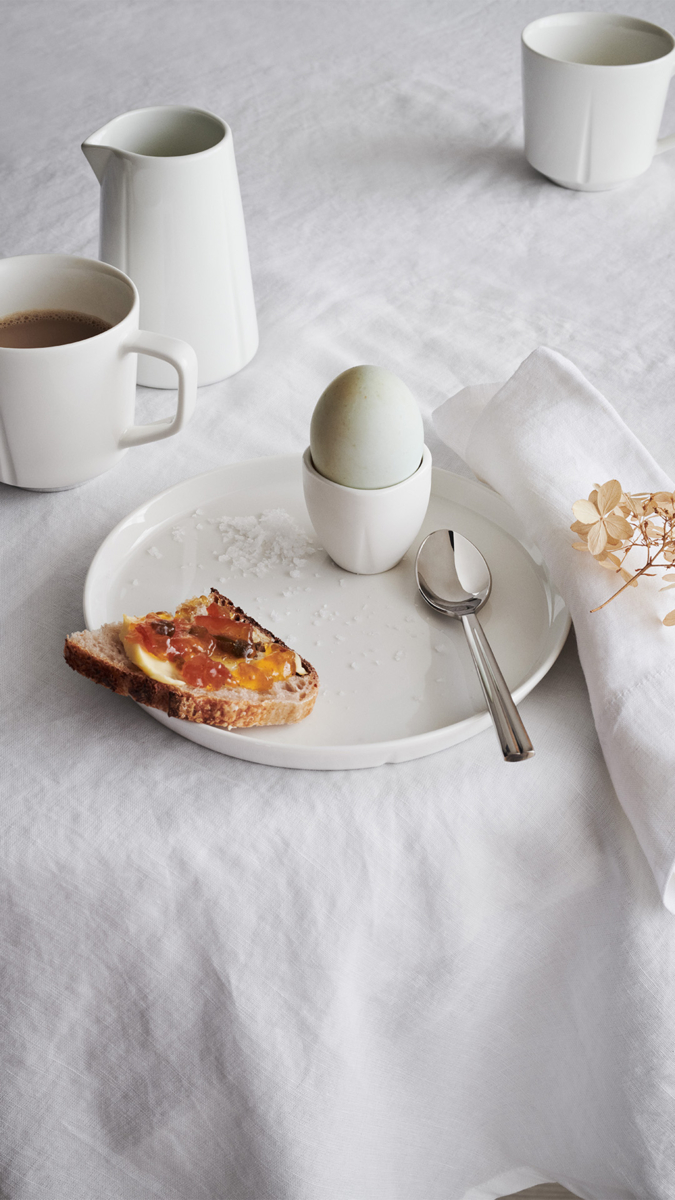 GC Æggebæger Ø5,5 cm hvid 2 stk.