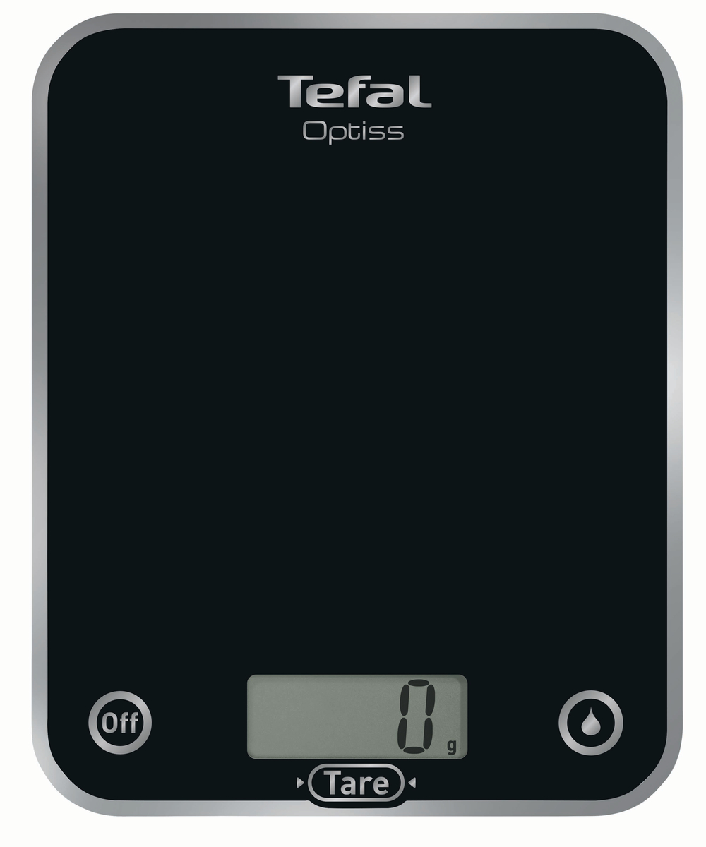 Tefal Køkkenvægt i glas sort 5 kg
