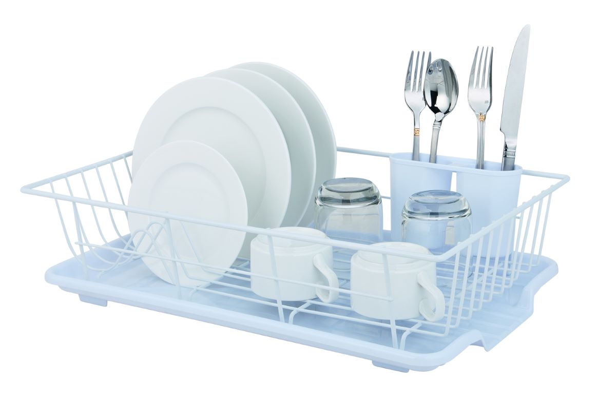 Conzept opvaskestativ hvid 48x30,5x11 cm