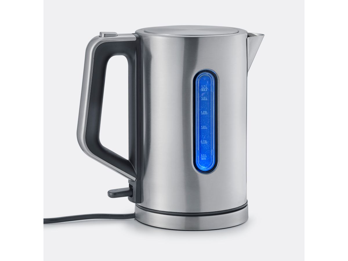 Elkedel 2400 watt 1,7 liter Stål