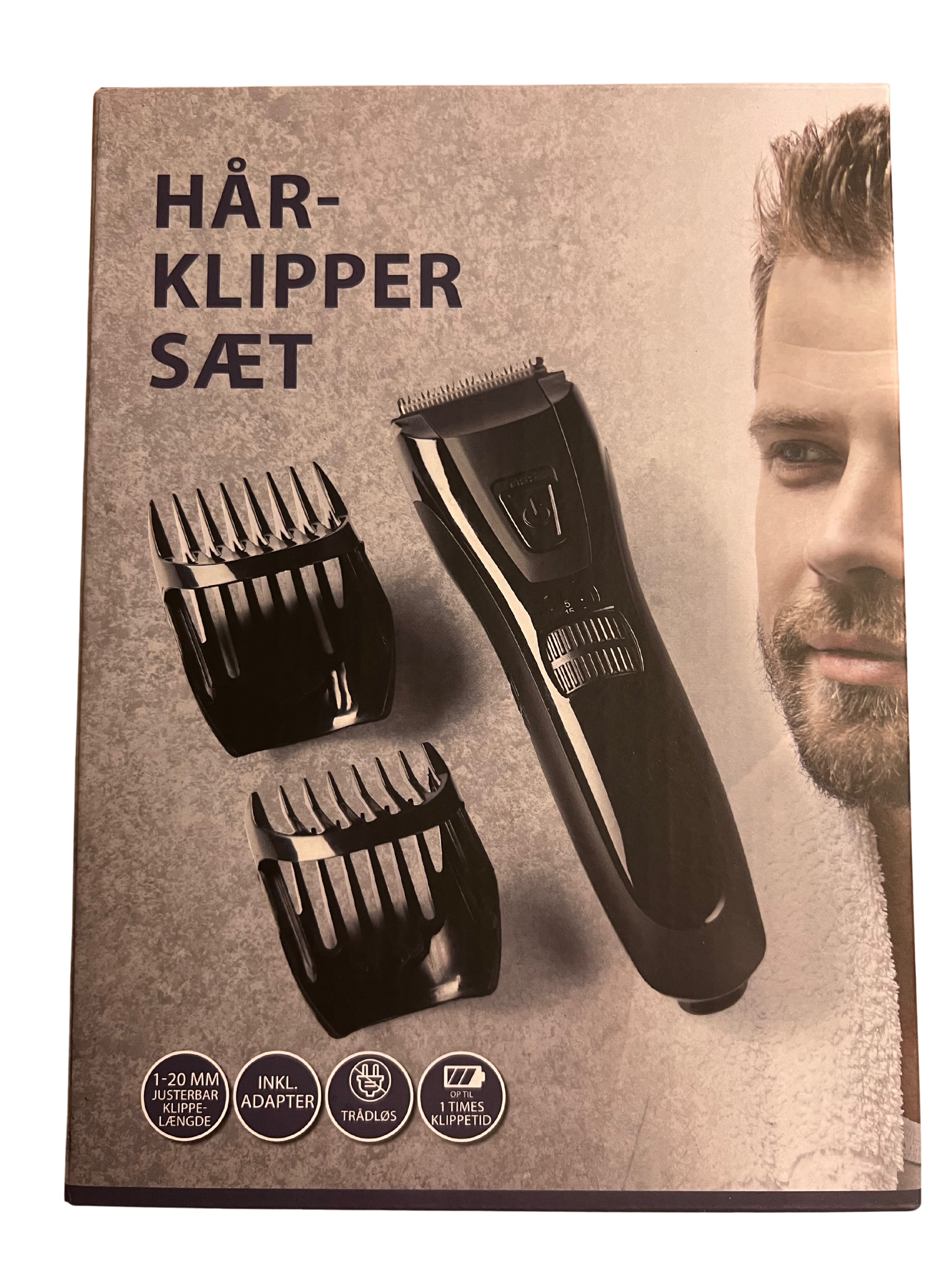 Hårklipper Sæt 5V Akku Li-Ion
