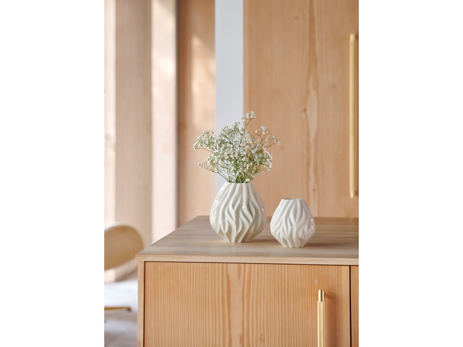 Vase Flame 19 cm Hvid Morsø