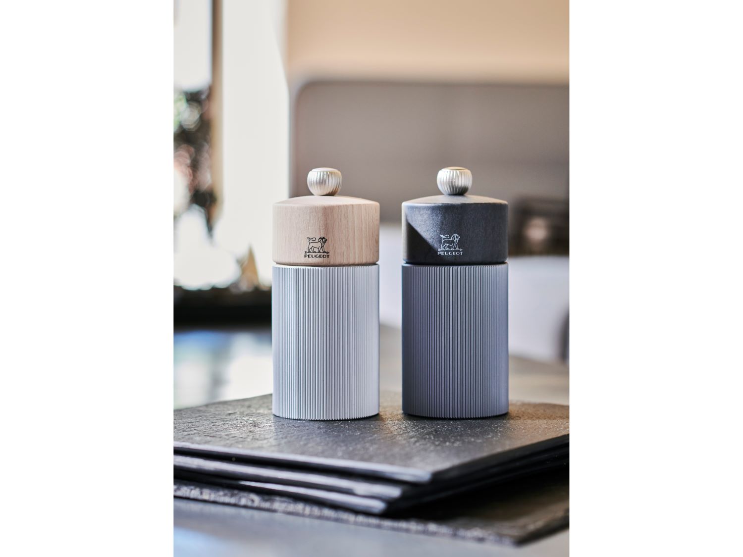 Saltkværn Line 12 cm Grafit Aluminium/Bø