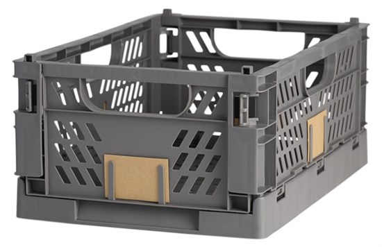 Opbevaringskasse Dark grey 50x33x20 cm