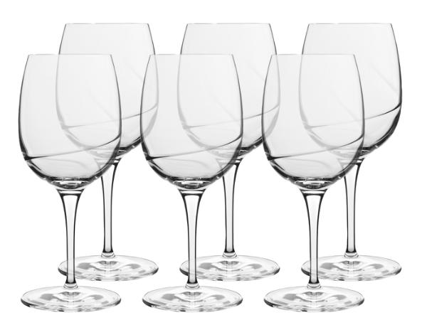 Aero rødvinsglas klar 36,5 cl 6 stk.