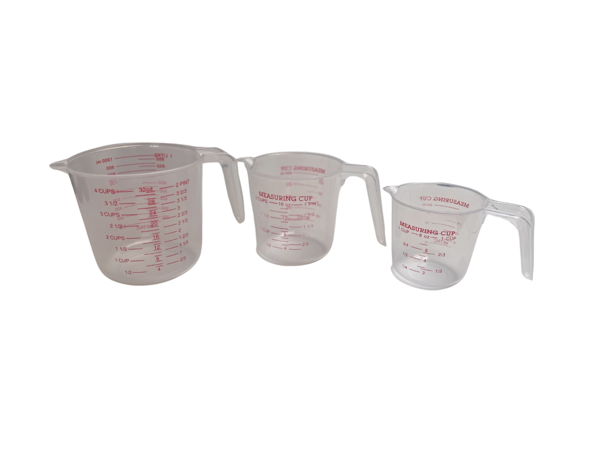 Conzept målekandesæt 3 stk. 250/500/1000 ml.
