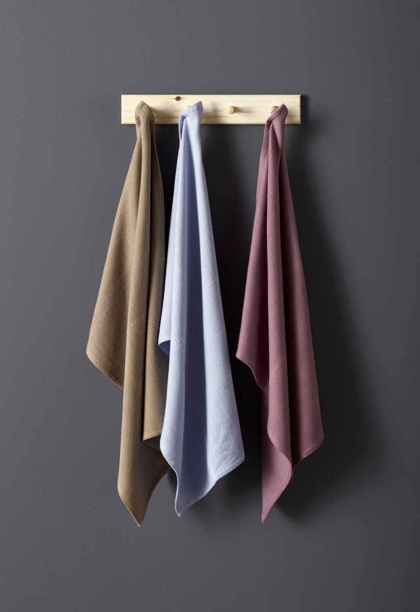 Bastian Diamond Viskestykke 50x70 cm. beige