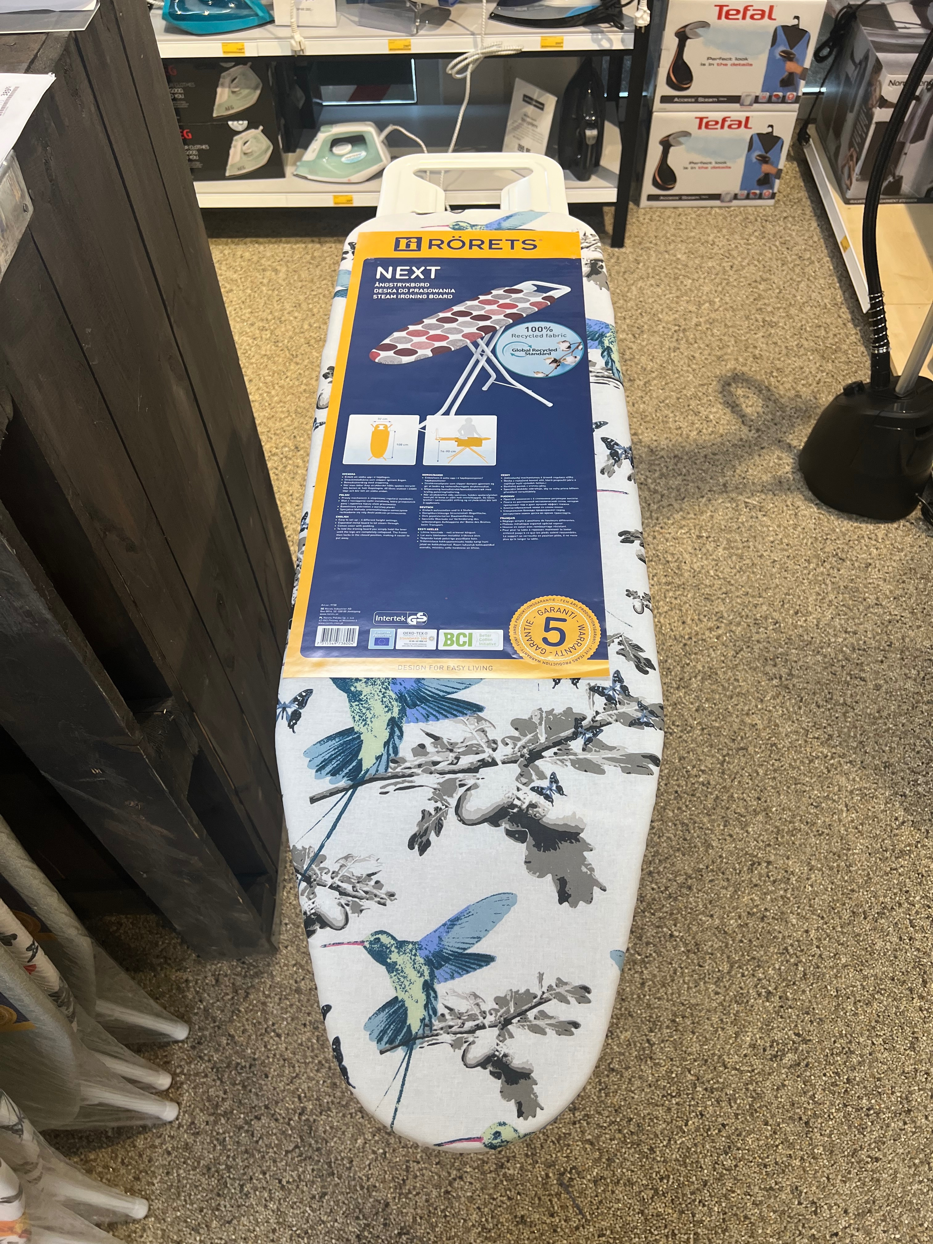 Rørets strygebræt Next 32x108 cm.