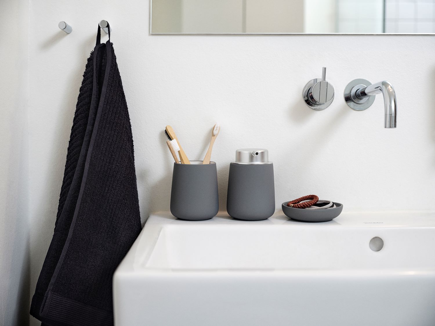 Sæbedispenser Nova Grey