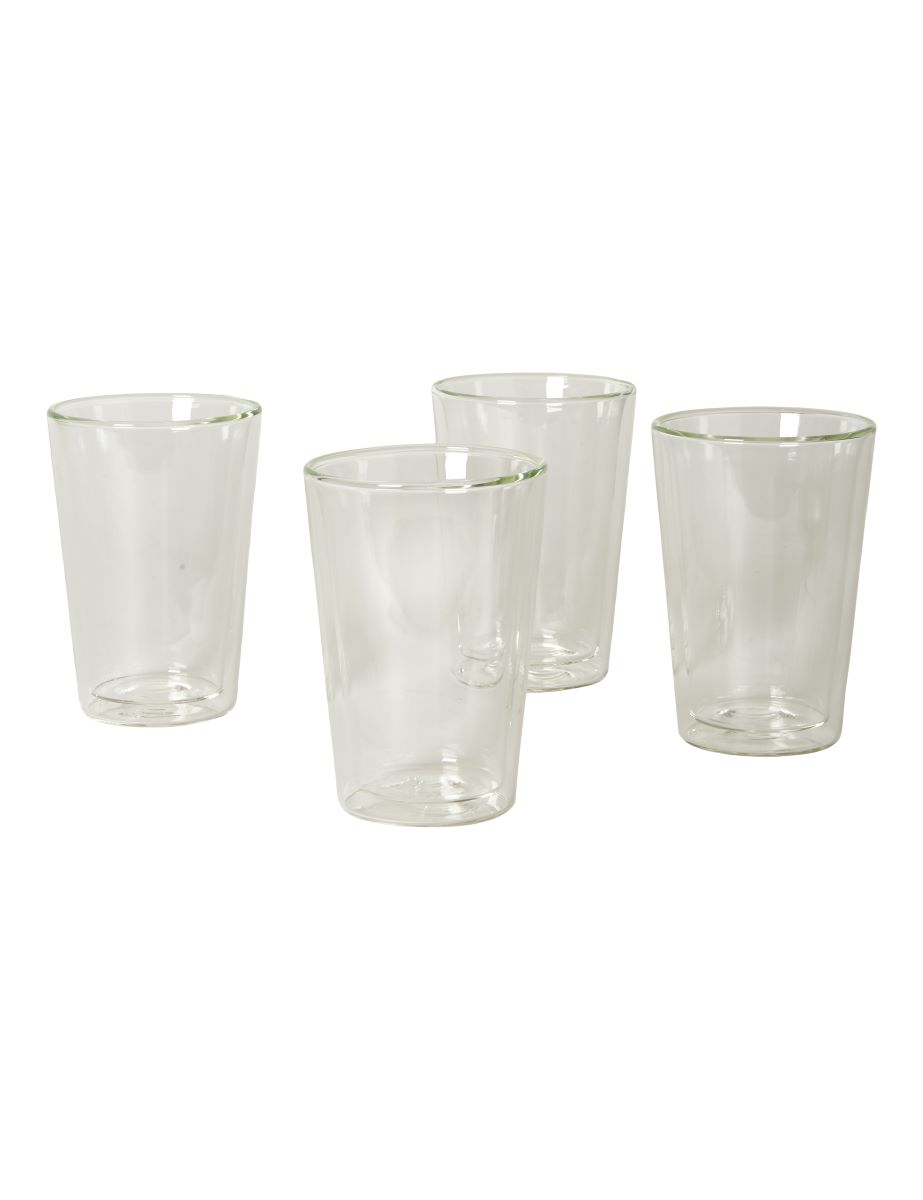 Termoglas konisk 30 cl. Ø 8,5x12 cm.  4 stk.
