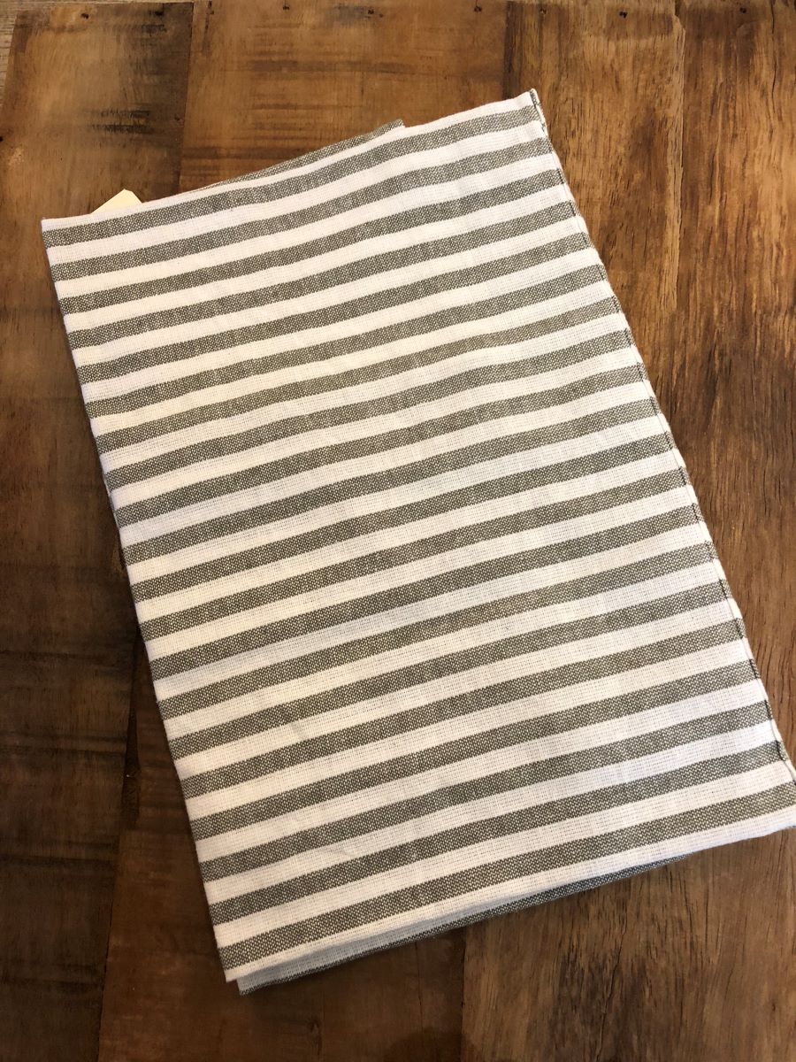 Grillforklæde med lomme strib salvie