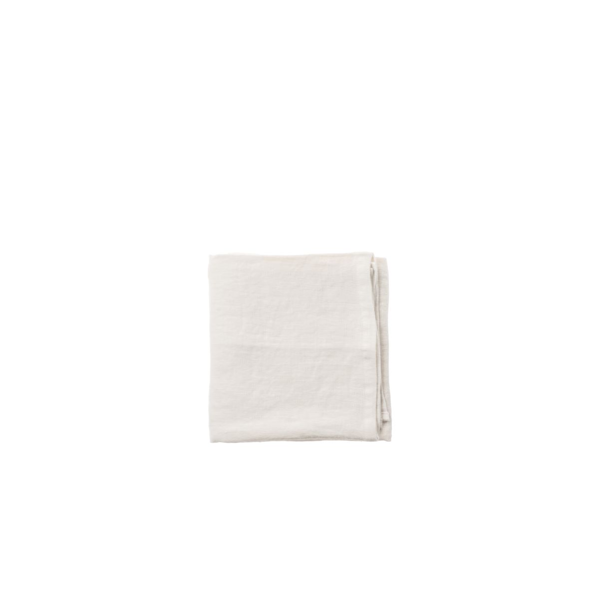 Raw hør mundserviet 4 stk. - modern white