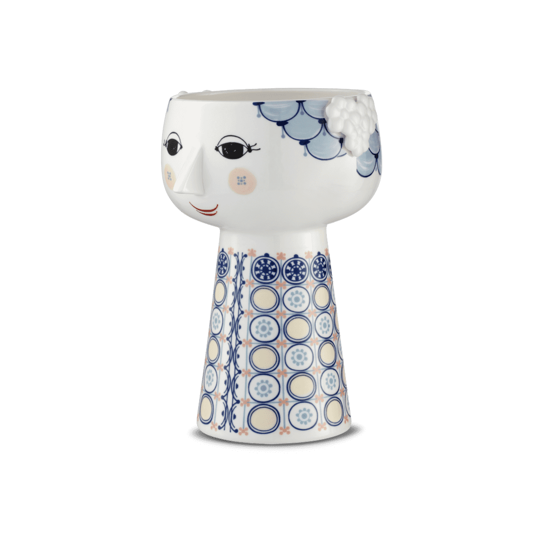 Bw H18.5 Vase Blå Eva