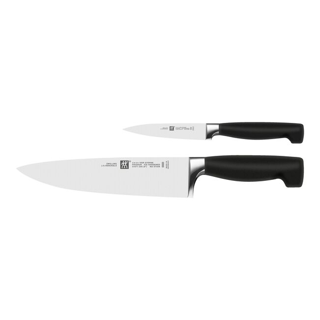 Four Stars knivsæt 2 dele - kokkekniv og urtekniv