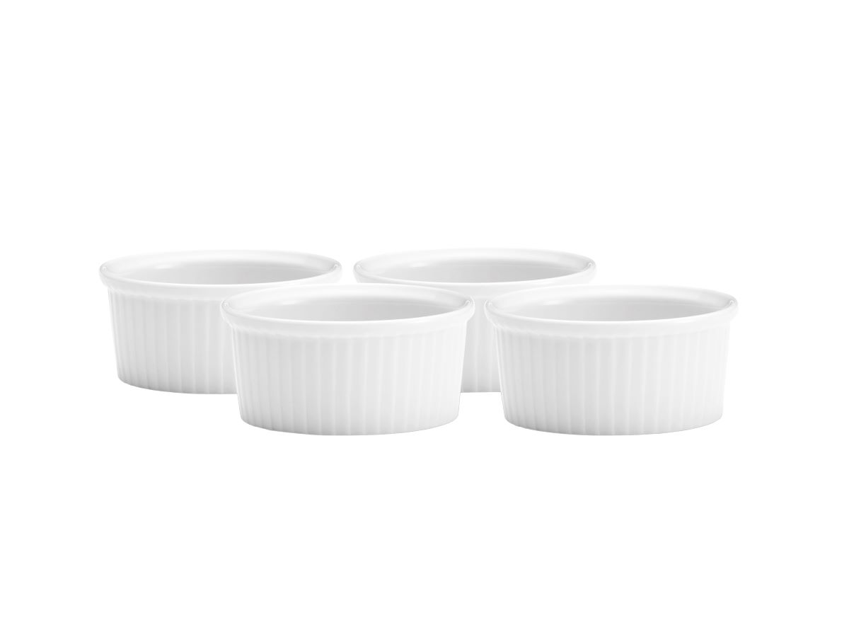 Ramekin lav nr. 1 Serie Originale 15 cl 9 x 4 cm 4 stk. Hvid