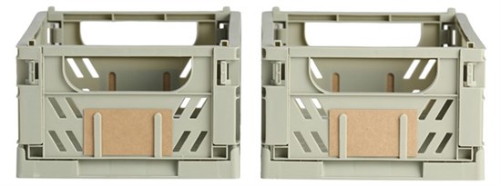 Opbevaringskasse Moss green 2 stk. 25x16.5x10 cm