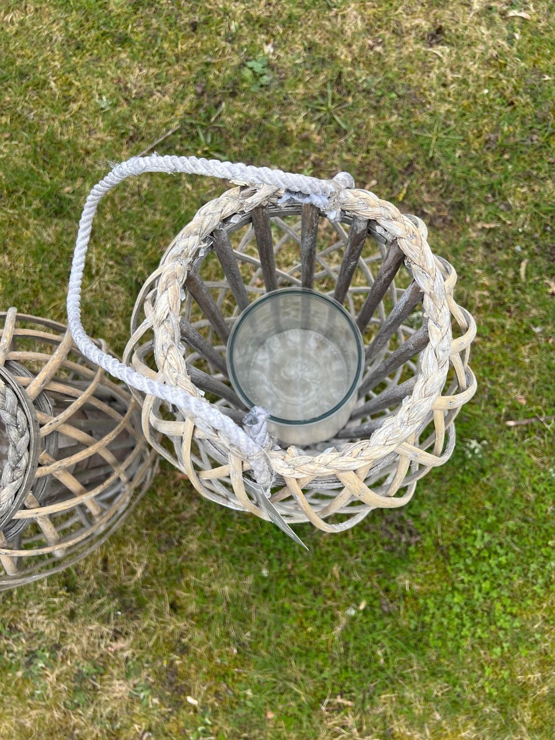 Lanterne i piletræ 50x28 cm.