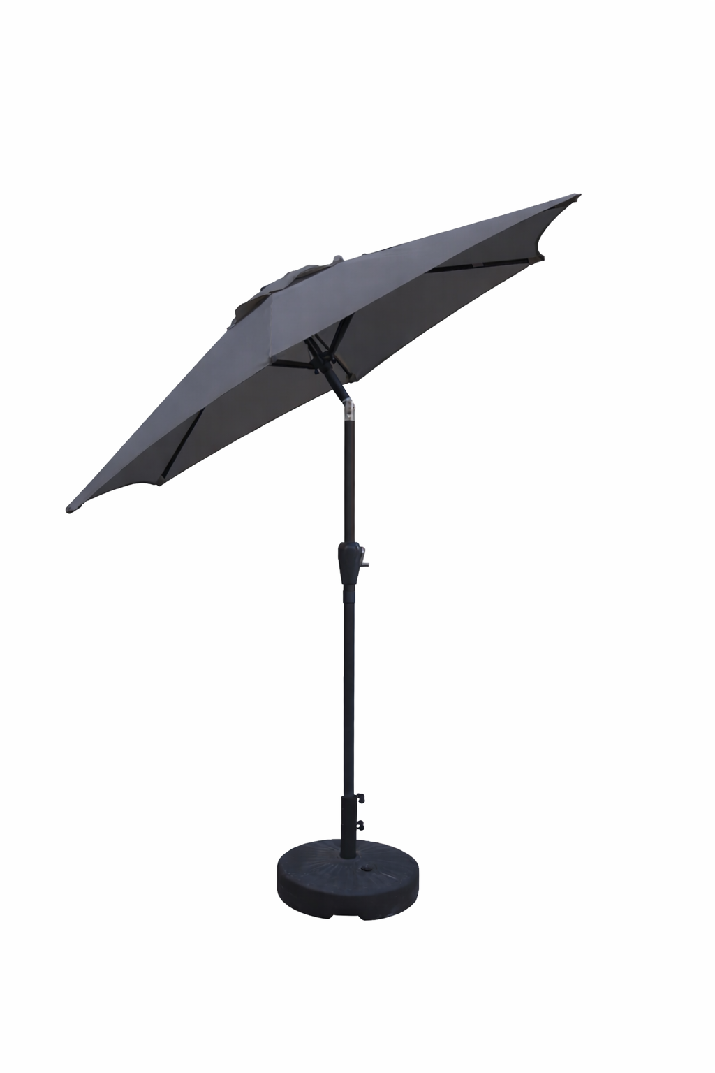 Madrid Parasol Ø 2 m. aluminium grå NR 120