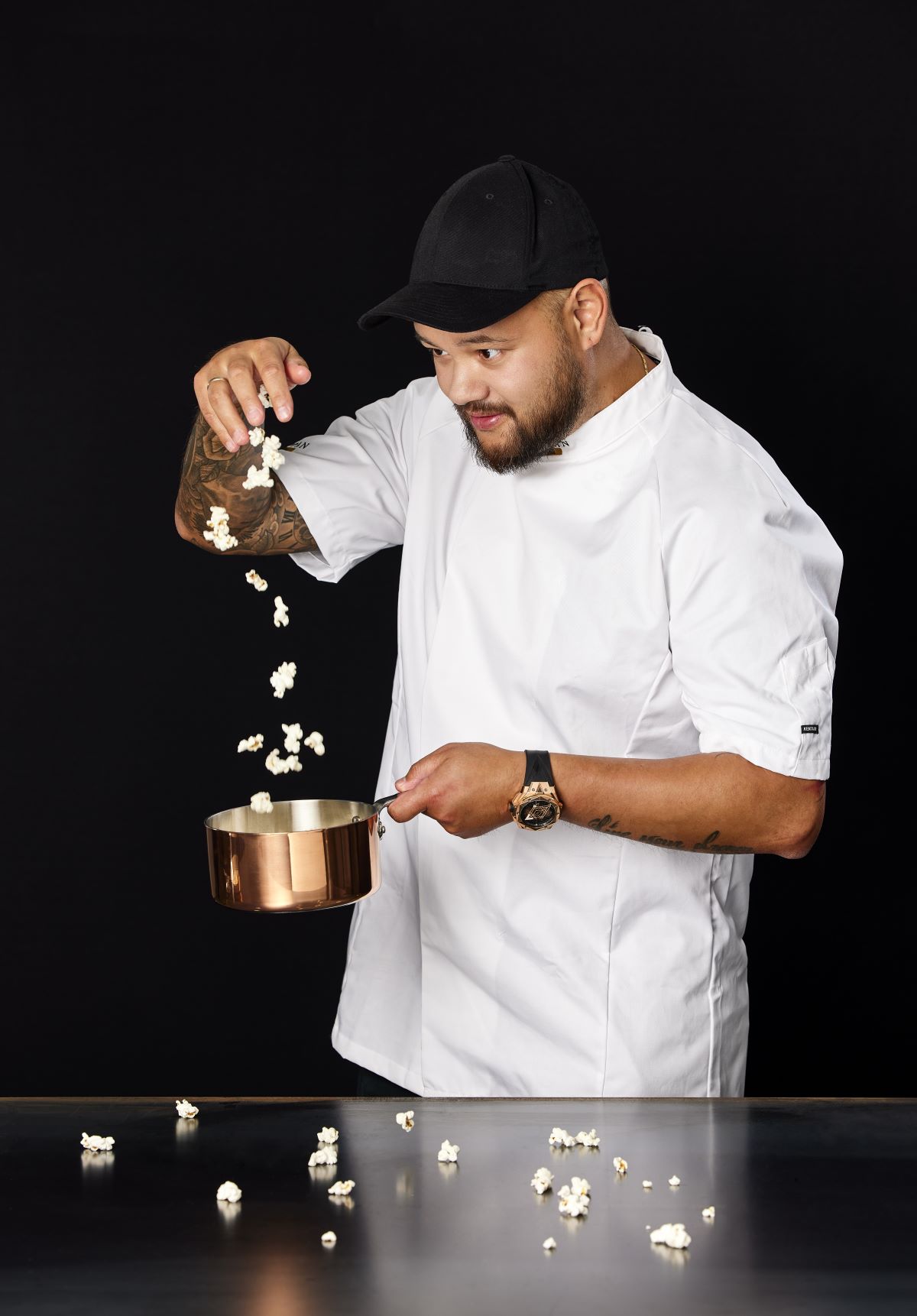 Maitre D' kobber kasserolle 16 cm./ 1,5 ltr.