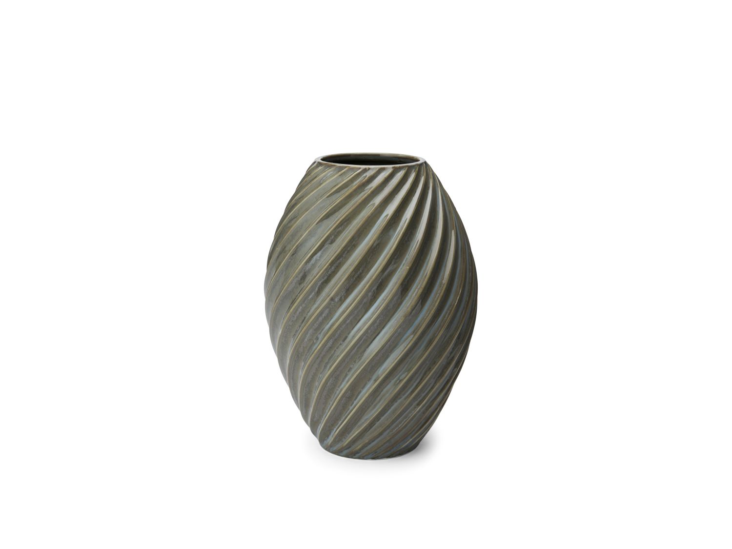 Vase River 21 cm Gråblå Morsø