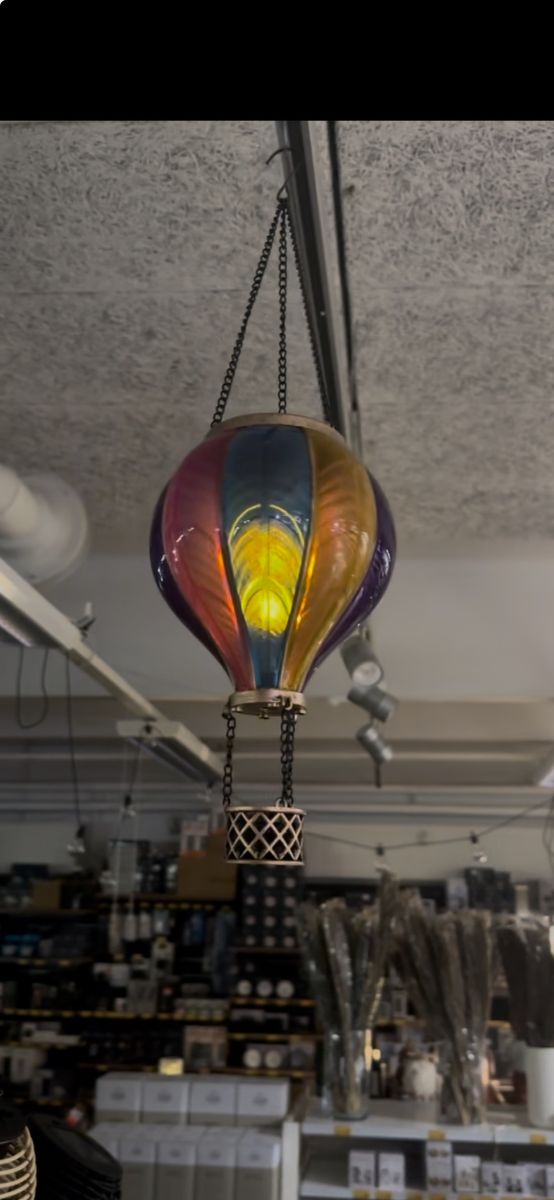 Conzept Solar Luftballon med flamme-effekt 14 x 14 x 45 cm