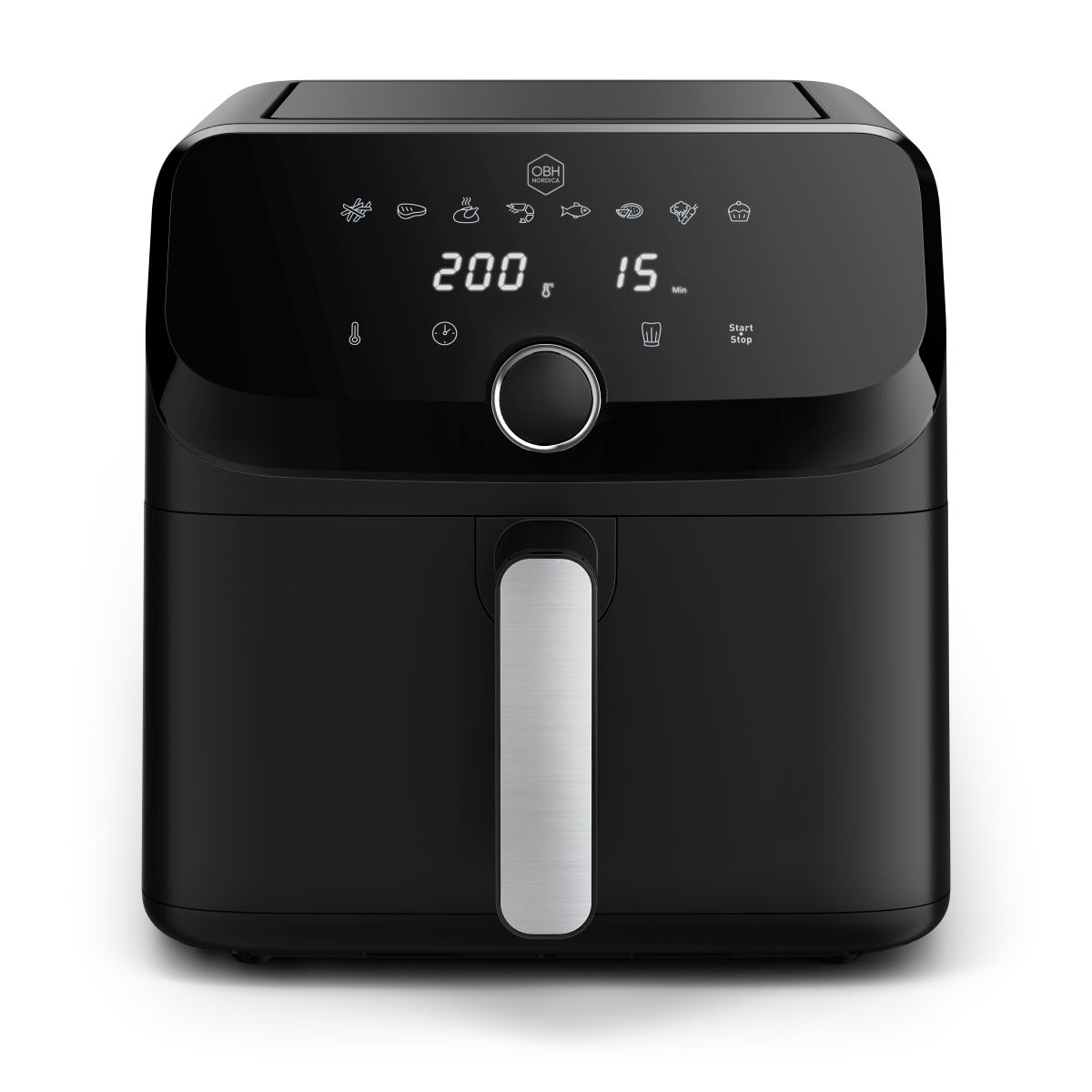 OBH Nordica Easy Fry Mega Airfryer 7,5 L sort