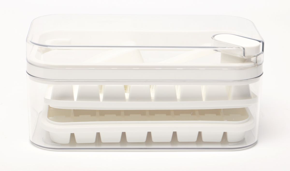 Conzept isterningboks med 2 lag 23,5x13,5x10,9 cm hvid