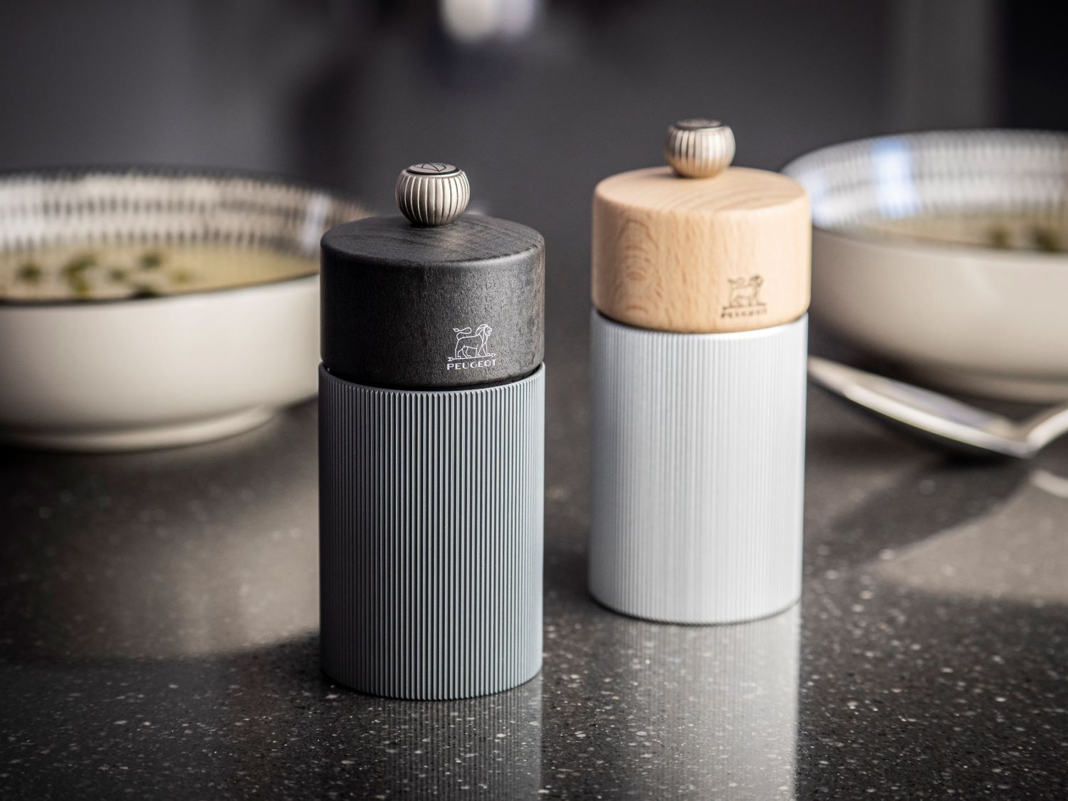 Peberkværn Line 12 cm Grafit Aluminium/B