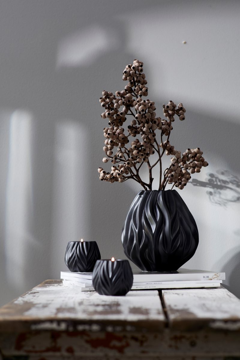 Vase Flame 15 cm Sort Morsø