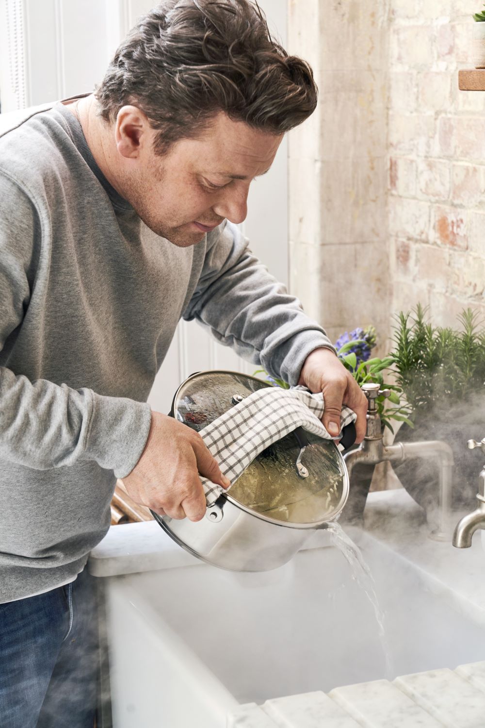 Jamie Oliver Quick & Easy gryde 2,8 ltr.  med låg