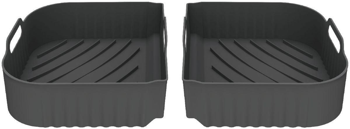Airfryer silikoneform 2 stk. 18x20x6 cm