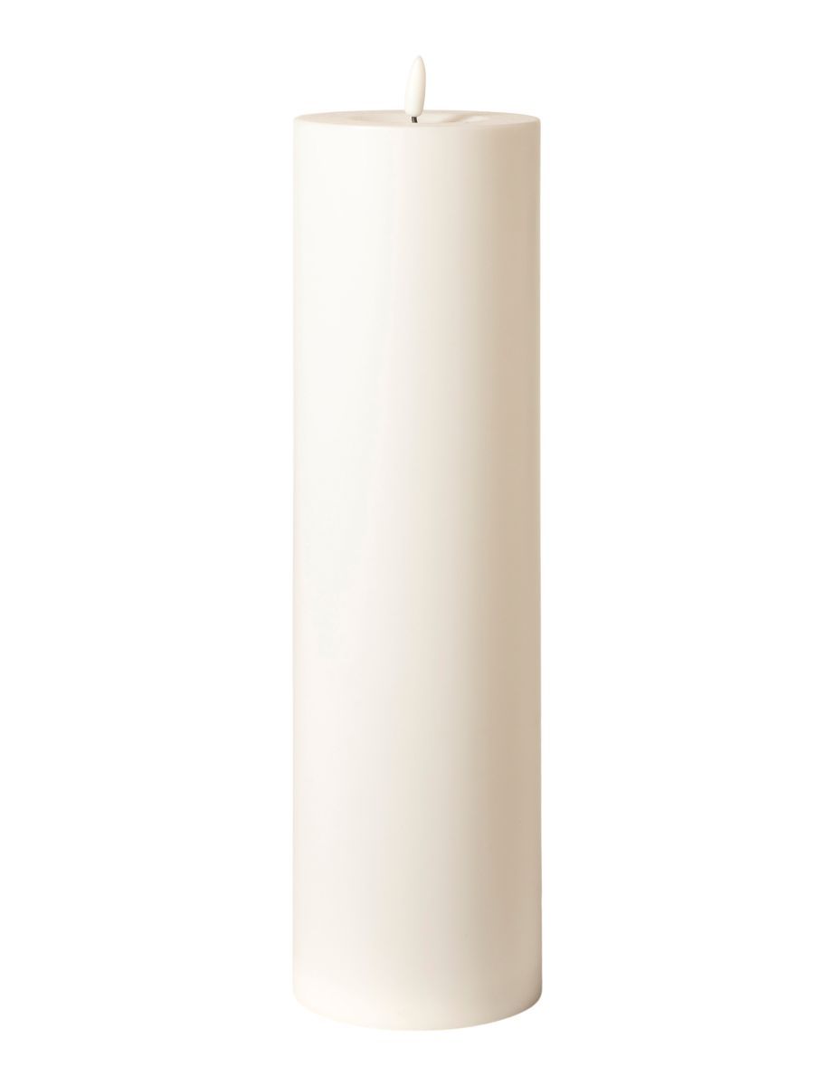 Da'core LED bloklys i plast til inde og ude Ø 10/H 35 cm.