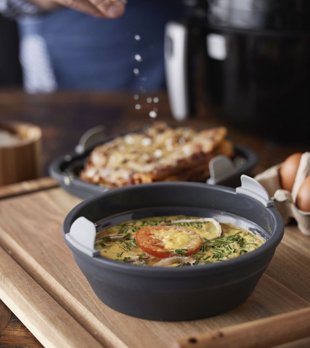 Silikoneform til airfryer Firkant 19 x 19 x 8 cm