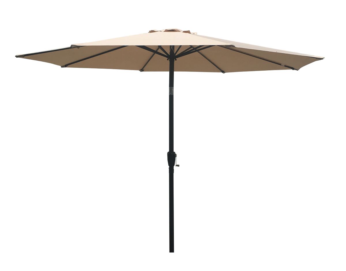 Sevilla parasol i aluminium Ø 3 m. - cappuccino NR 54