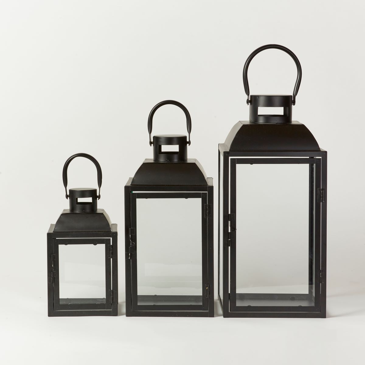 Lanterne sæt Firk.S/3 23,5/33/40 Sort