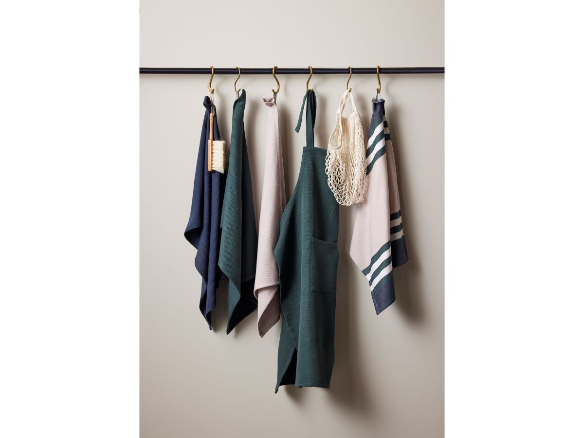 Bastian Diamond Viskestykke 50x70 cm. mørkeblå