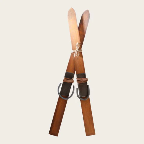 Dekorations ski træ/jern 60 cm.