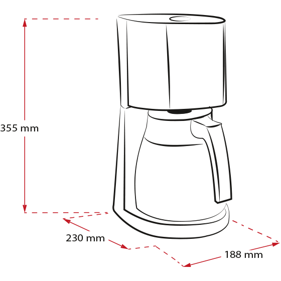 Melitta Enjoy Top Termokaffemaskine sølv